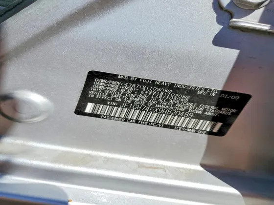 2009 Subaru Impreza Wagon (Natl) WRX
