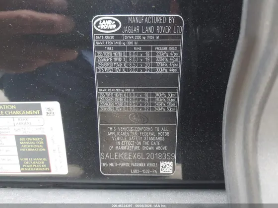 2020 Land Rover Defender 110 STANDARD