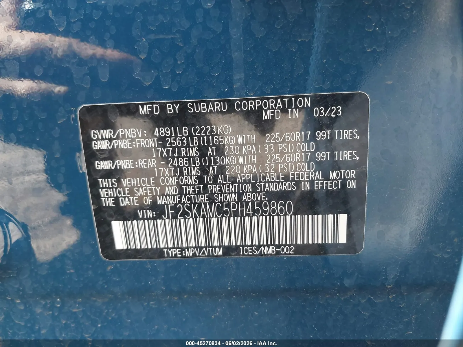 2023 Subaru Forester Wilderness