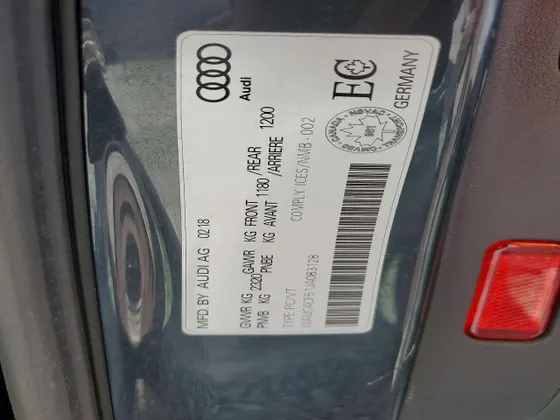 2018 Audi S5 Sportback Prestige