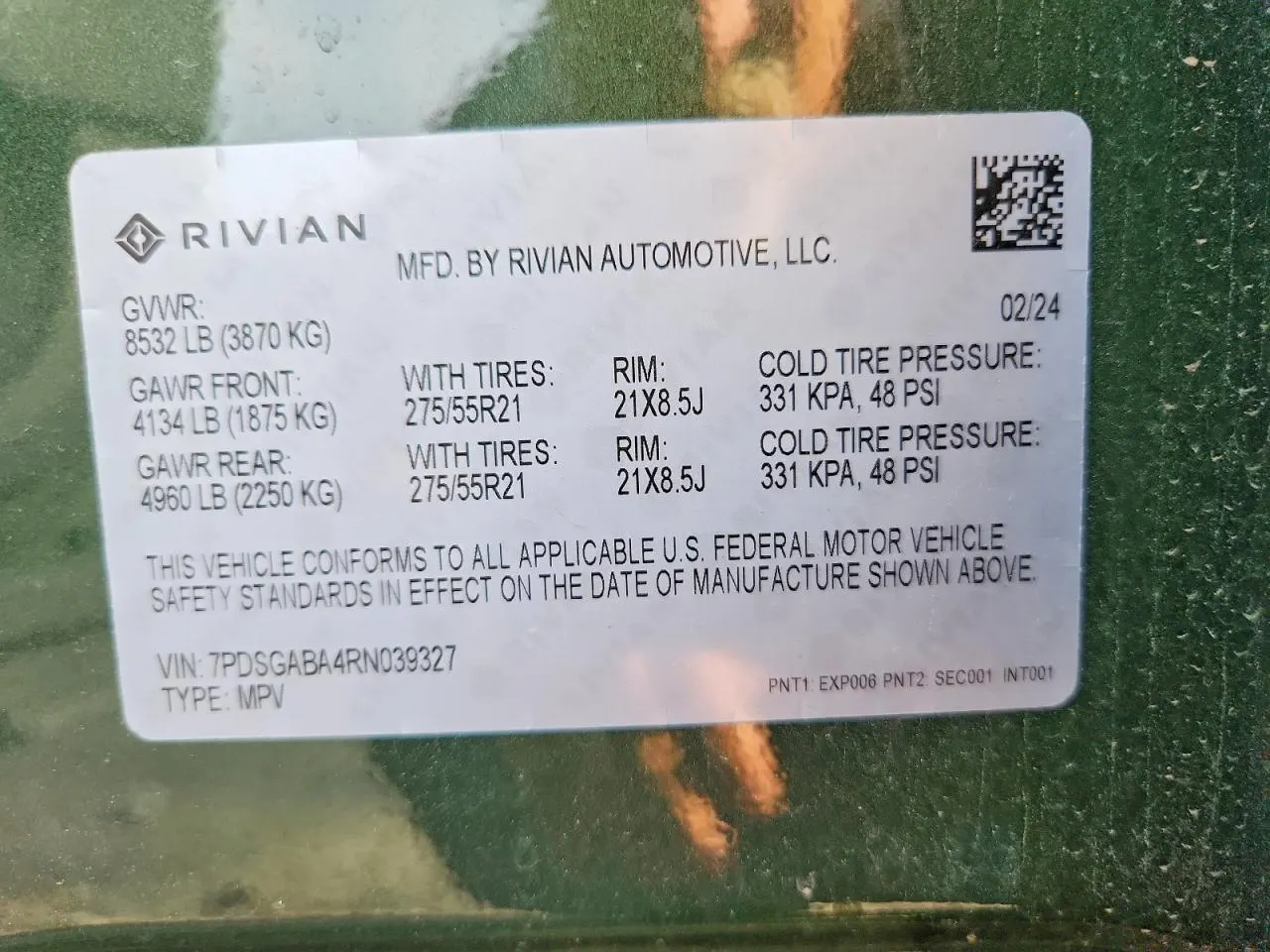 2024 Rivian R1S Adventure