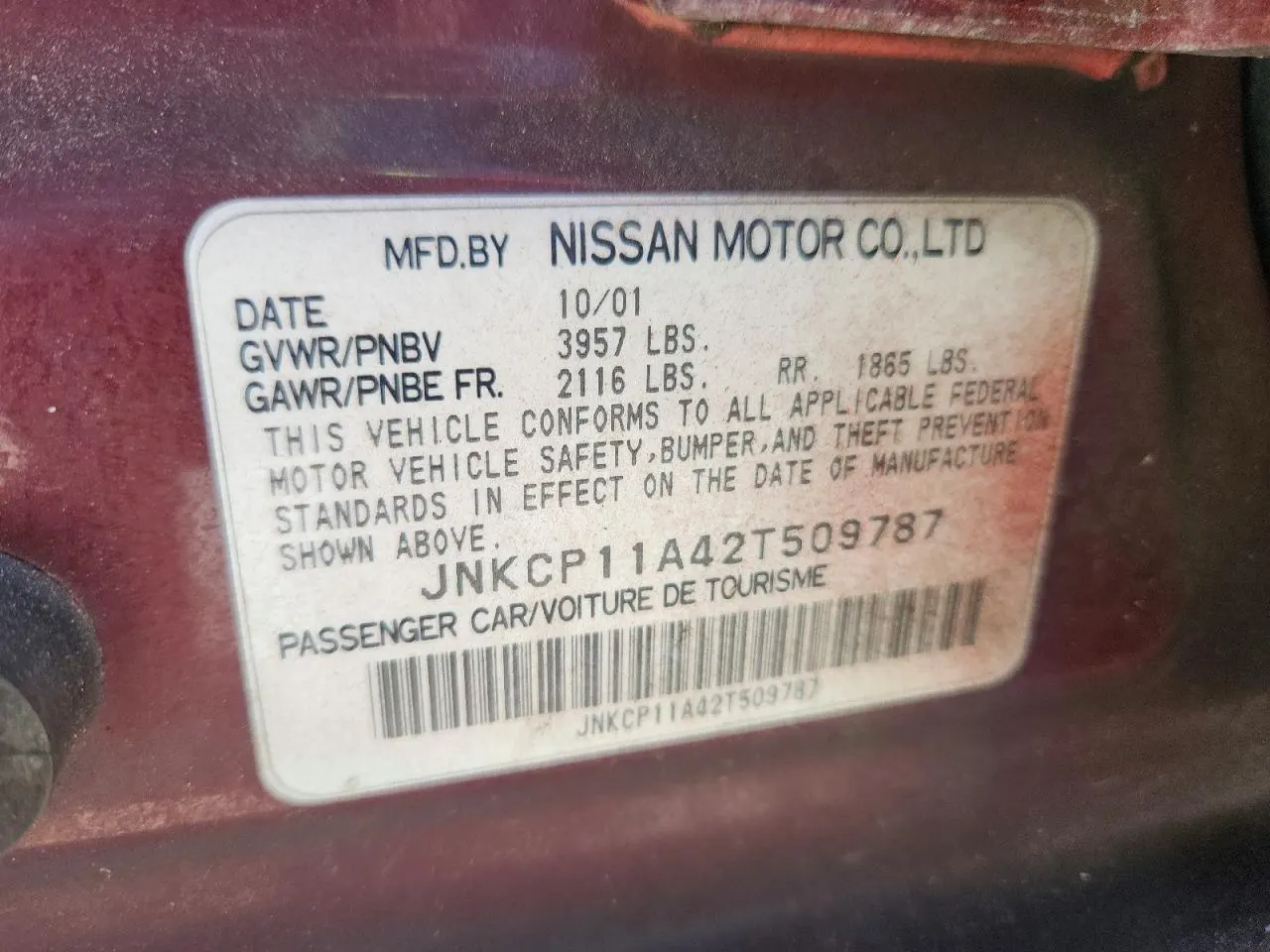 2002 INFINITI G20 Luxury
