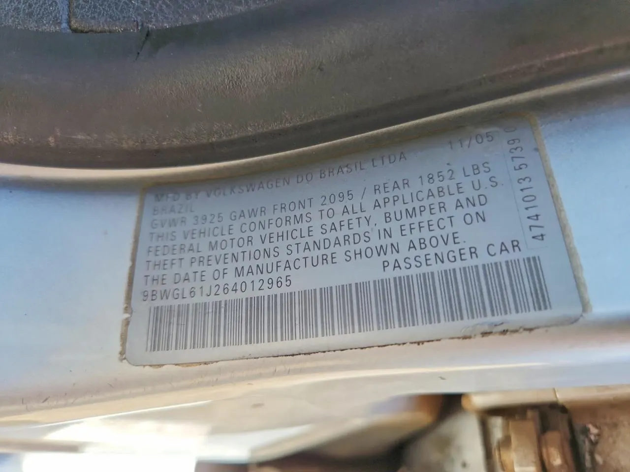 2006 Volkswagen Golf GLS Manual