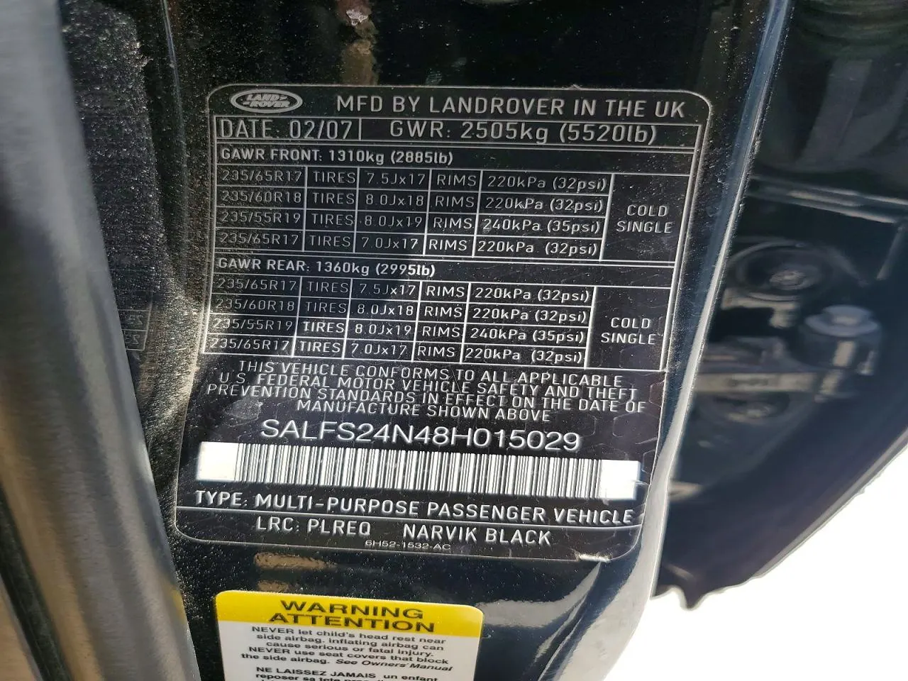 2008 Land Rover LR2 SE
