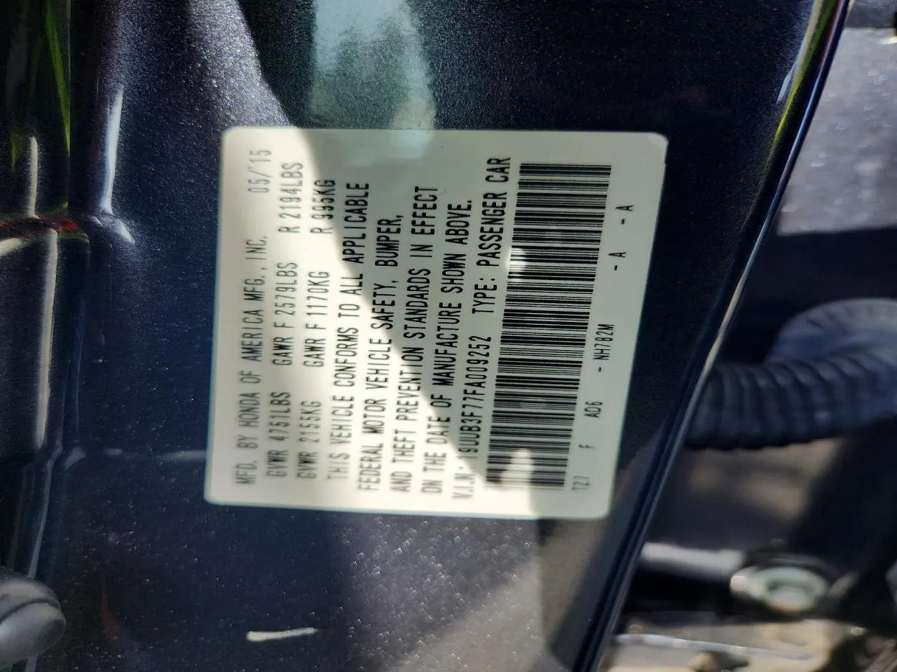 2015 Acura TLX V6 Advance