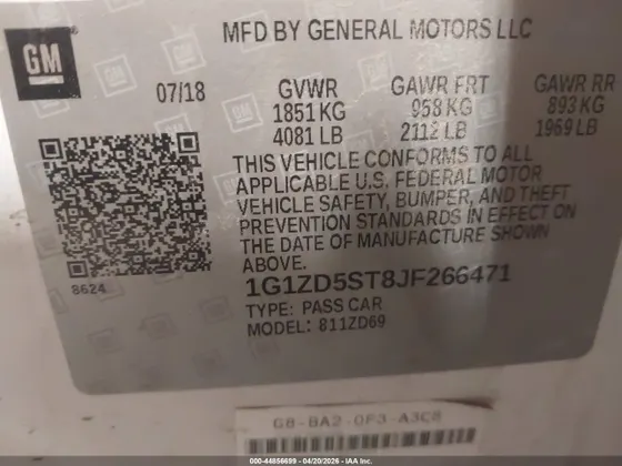 2018 Chevrolet Malibu LT