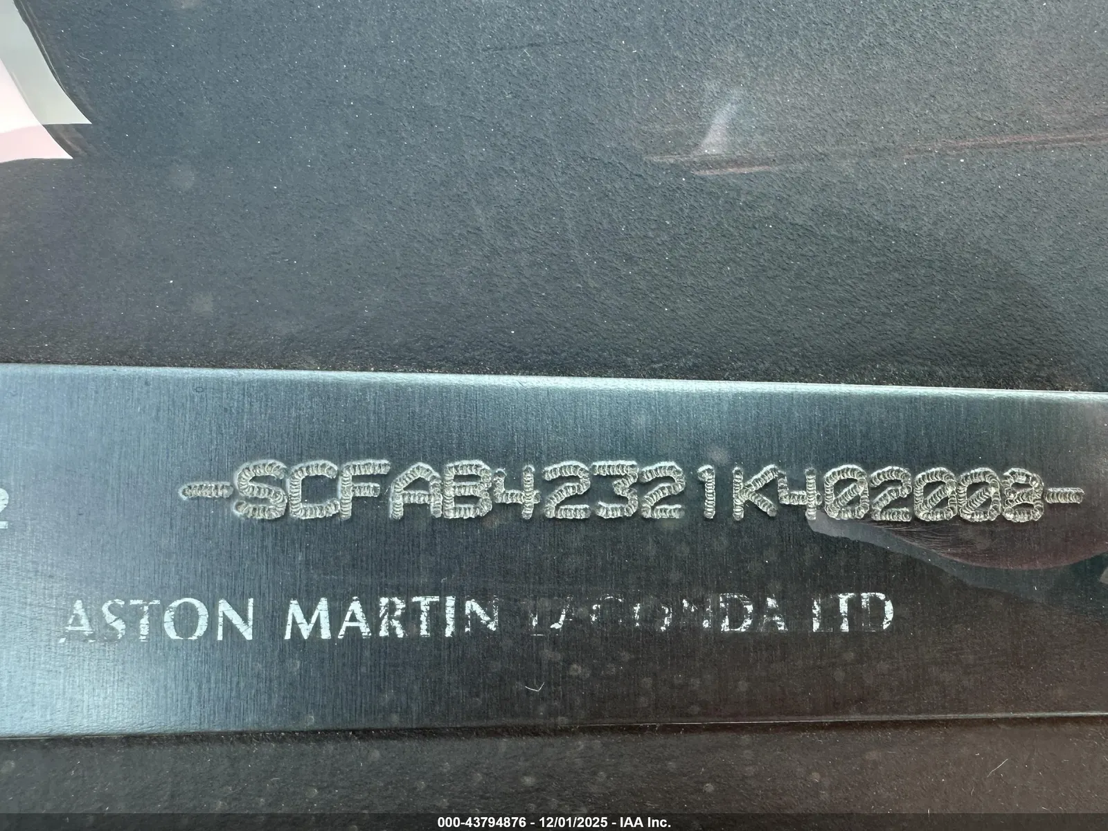 2001 Aston Martin DB7