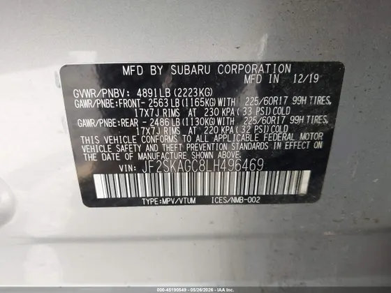 2020 Subaru Forester Premium