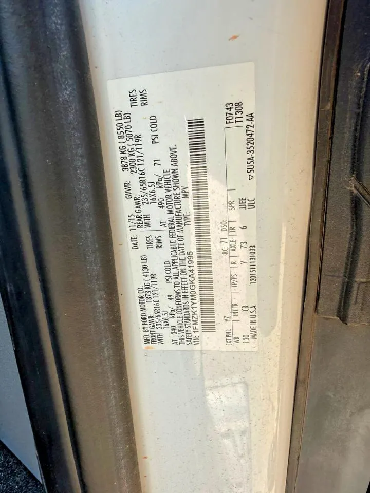 2016 Ford Transit Wagon XLT