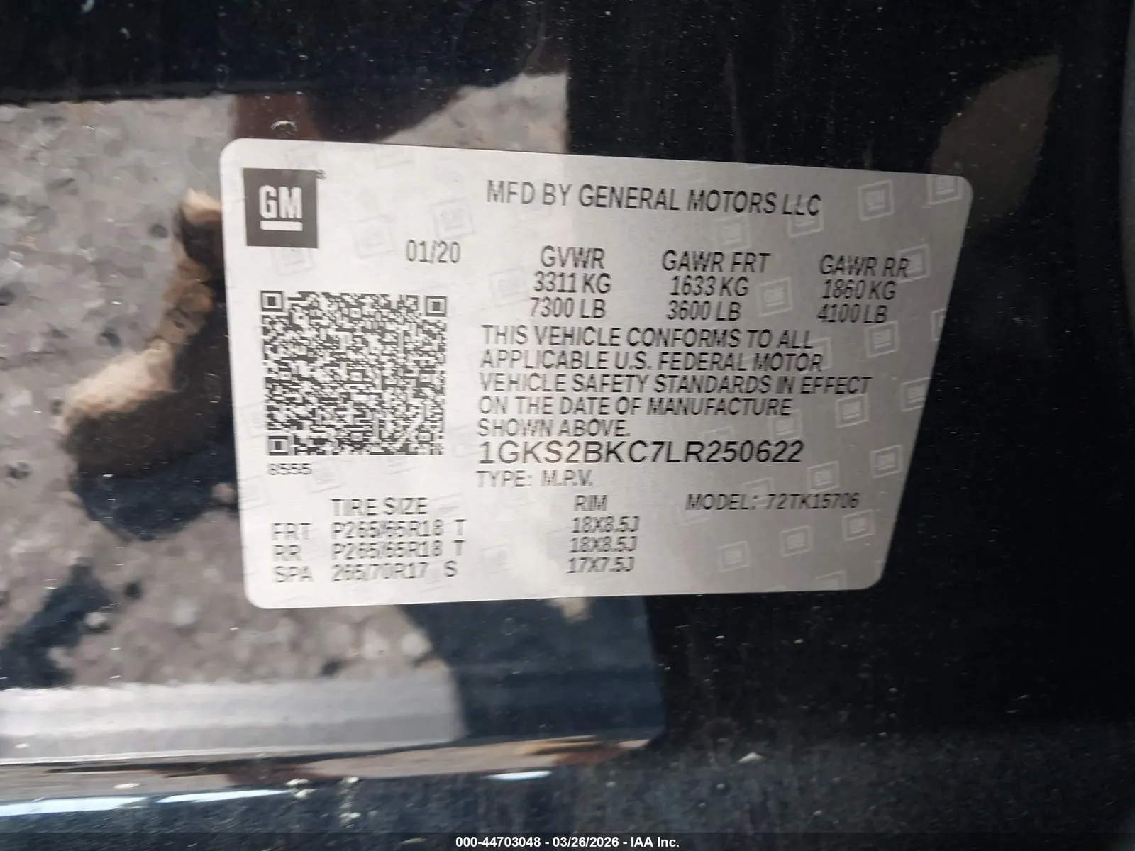 2020 GMC Yukon SLT
