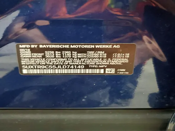 2018 BMW X3 xDrive30i