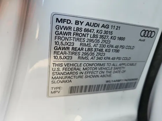 2022 Audi RS Q8