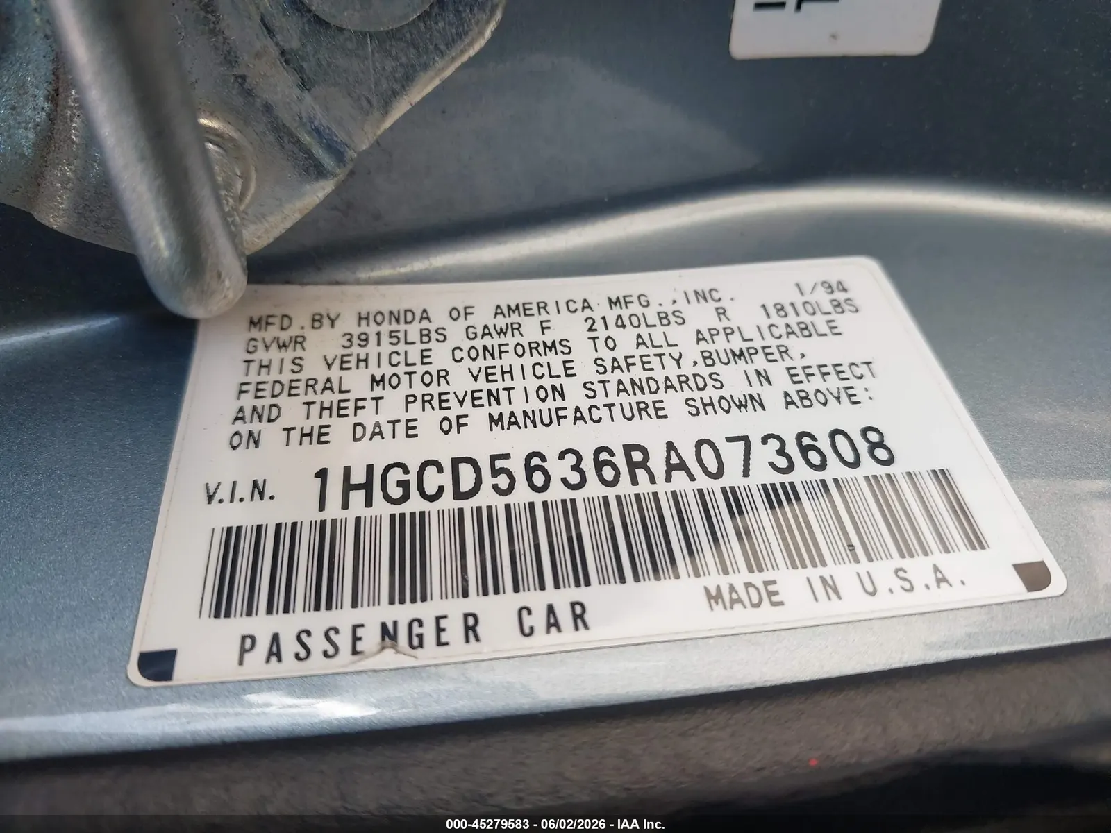 1994 Honda Accord LX