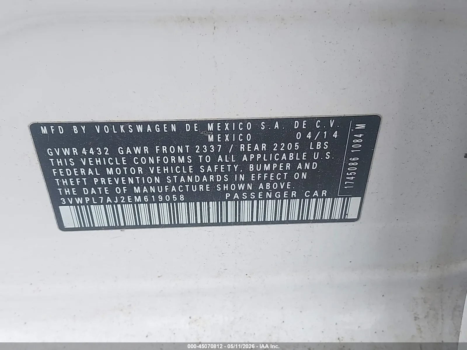 2014 Volkswagen Jetta SportWagen TDI w/Sunroof