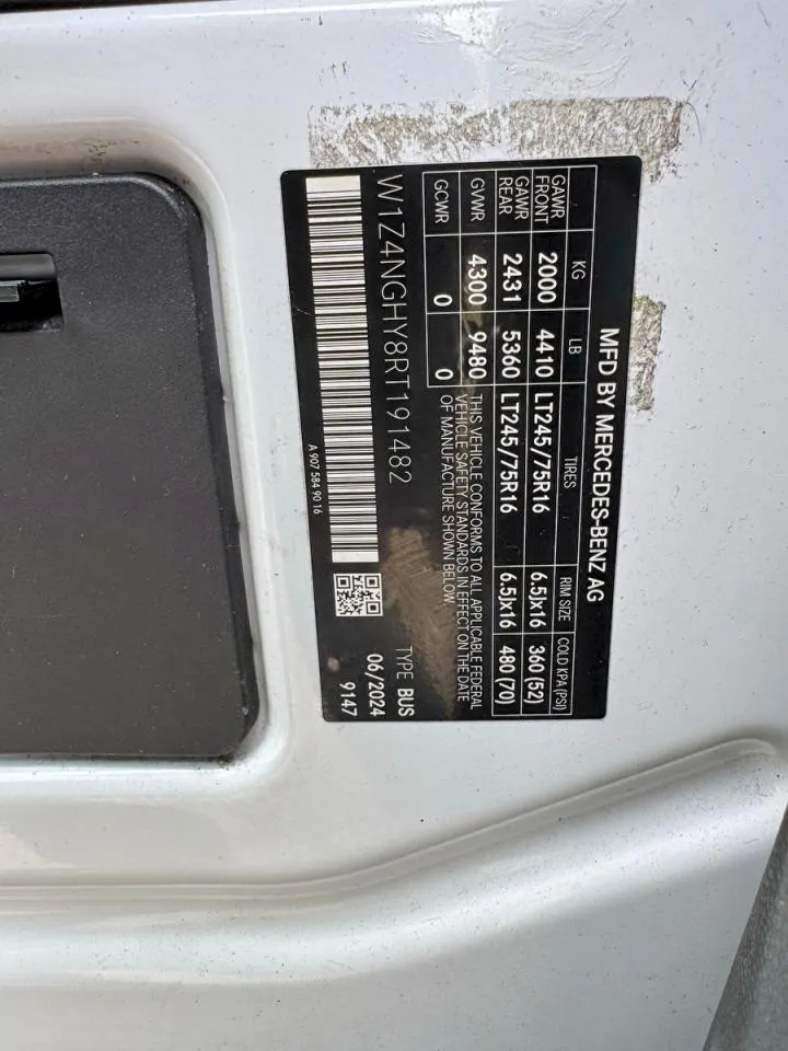 2024 Mercedes-Benz Sprinter Passenger Van SPRINTER