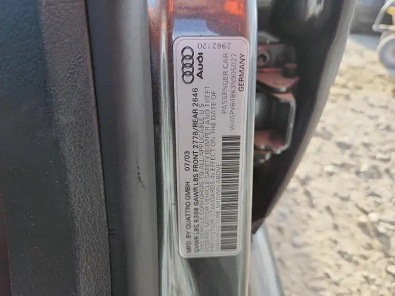 2003 Audi RS 6 RS6