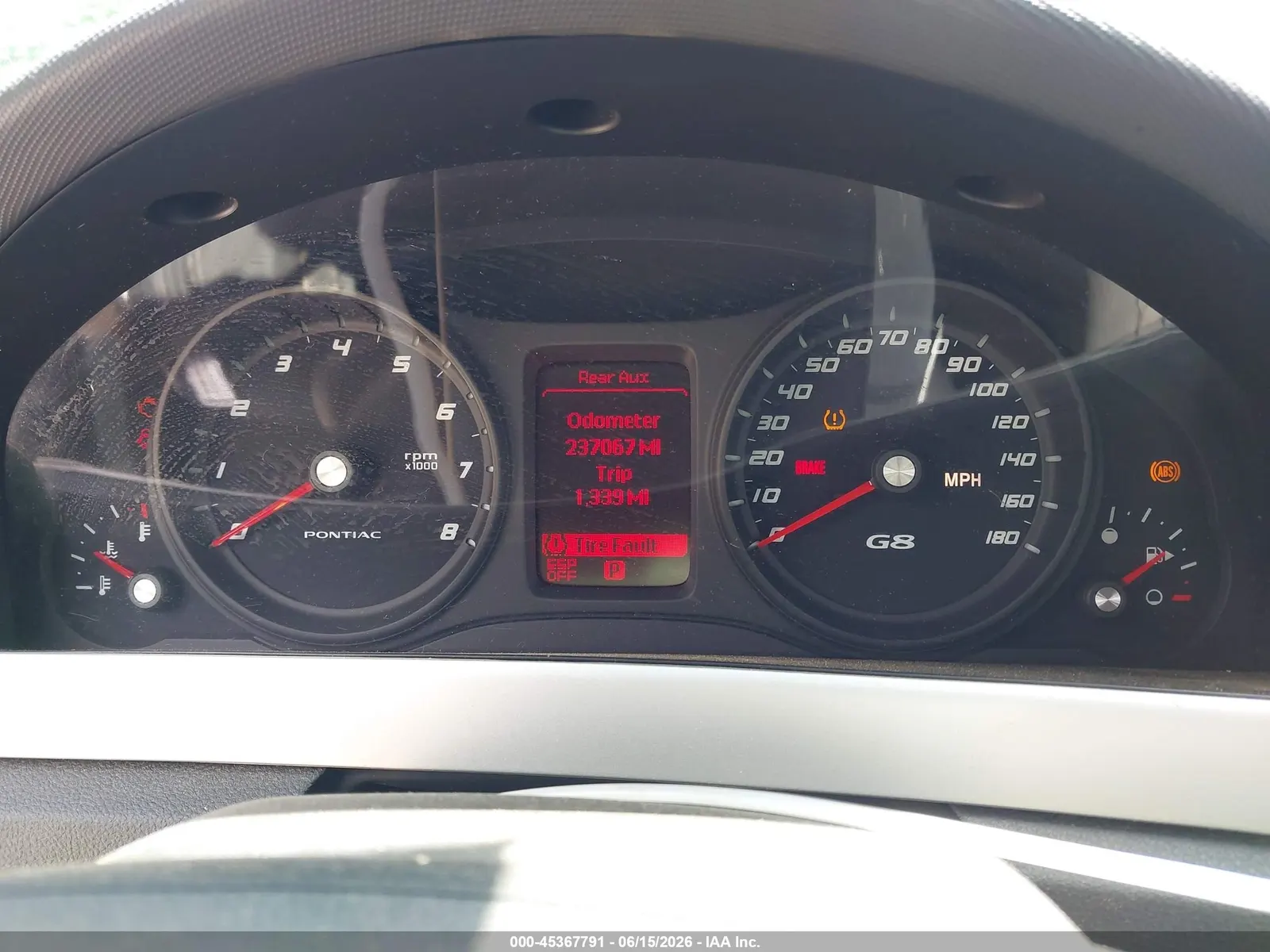 2009 Pontiac G8 GT