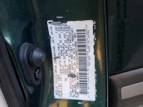 1998 Toyota Land Cruiser LAND CRUIS