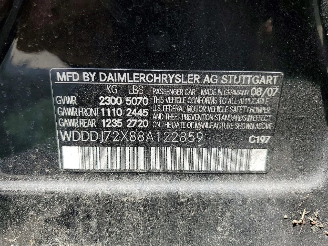 2008 Mercedes-Benz CLS-Class 5.5L