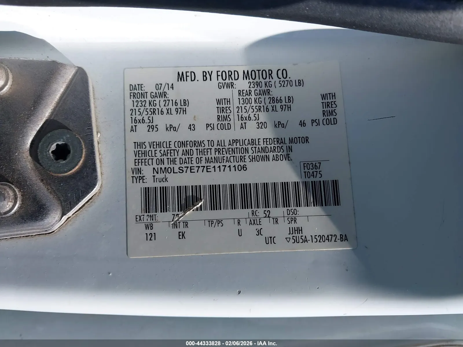 2014 Ford Transit Connect XL