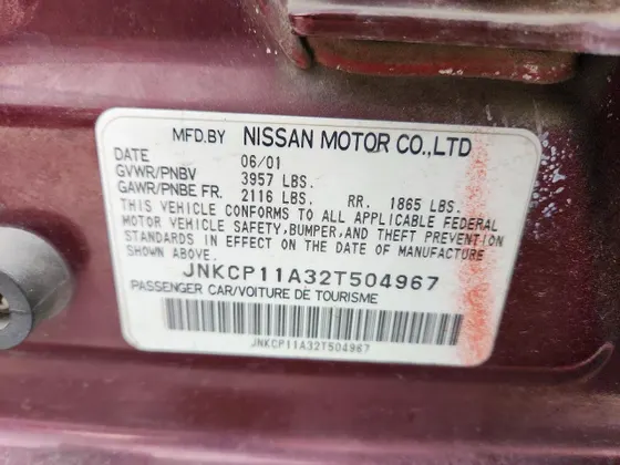 2002 INFINITI G20 Luxury