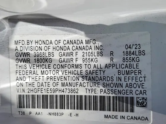 2023 Honda Civic Si CIVIC
