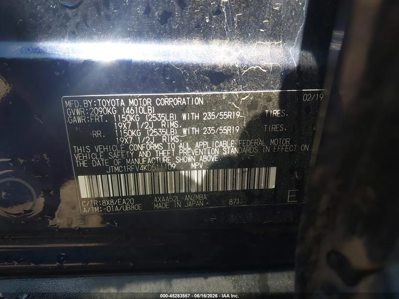 2019 Toyota RAV4 XLE Premium