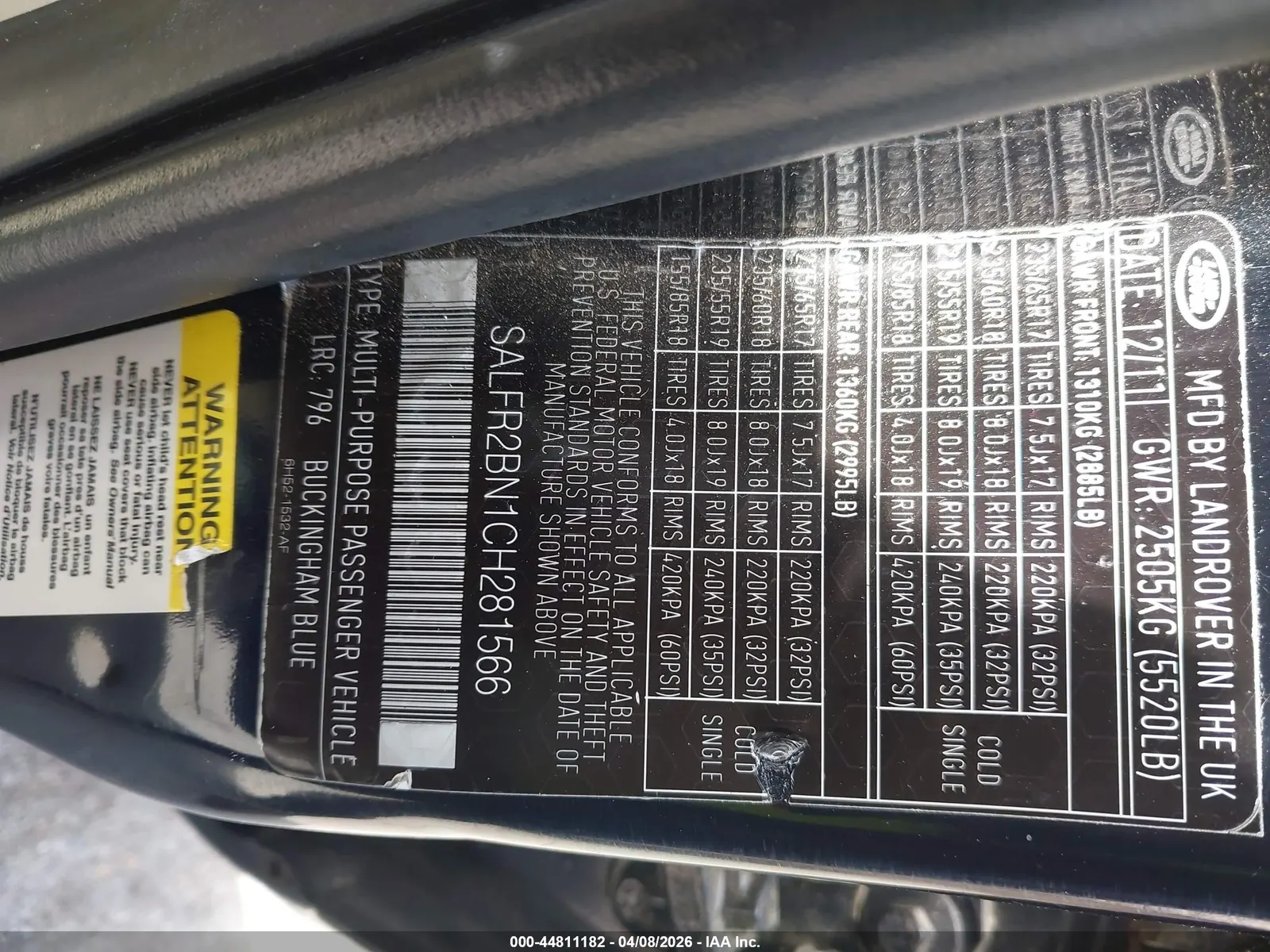 2012 Land Rover LR2 HSE