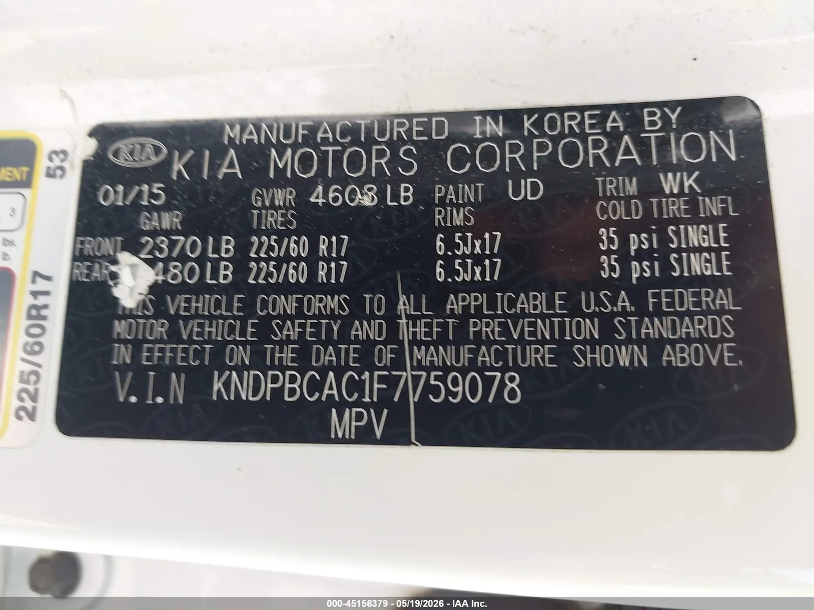 2015 Kia Sportage LX