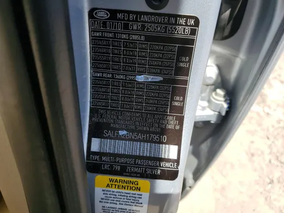 2010 Land Rover LR2 HSE