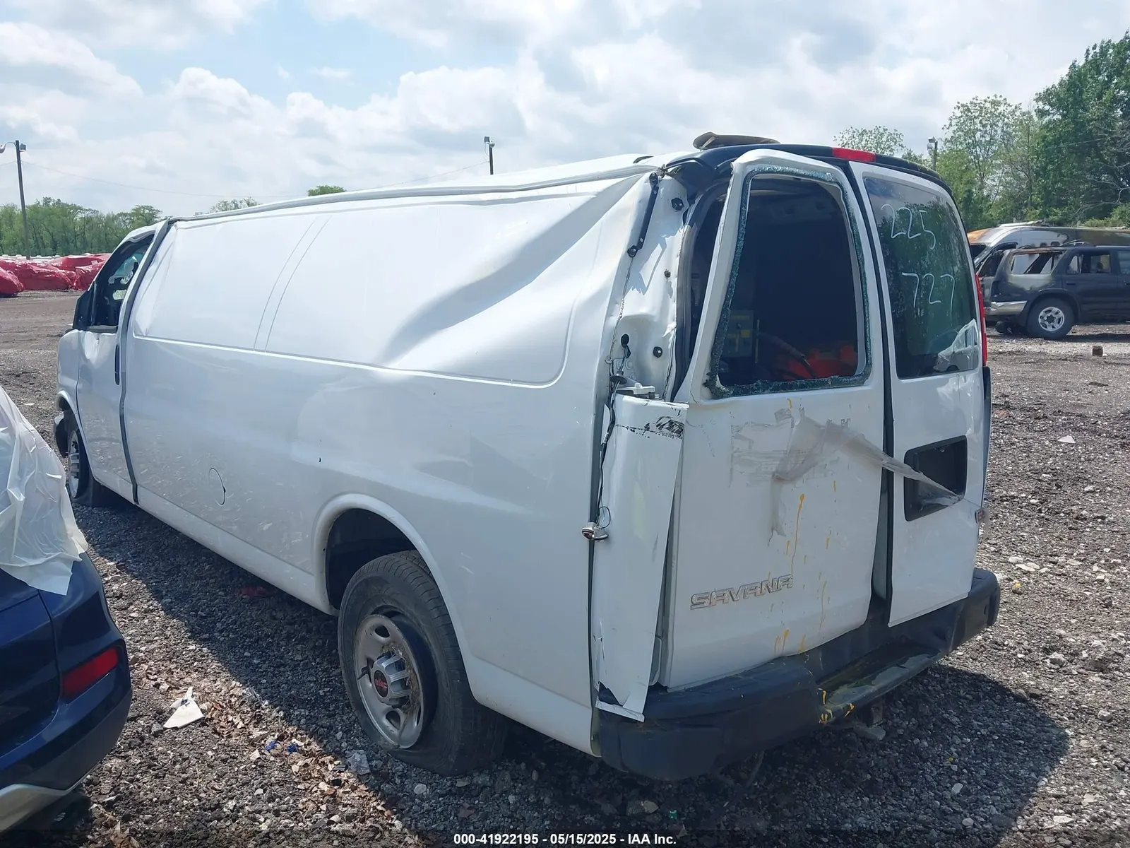 2022 GMC SAVANA CARGO RWD 3500 EXTENDED WHEELBASE WORK VAN