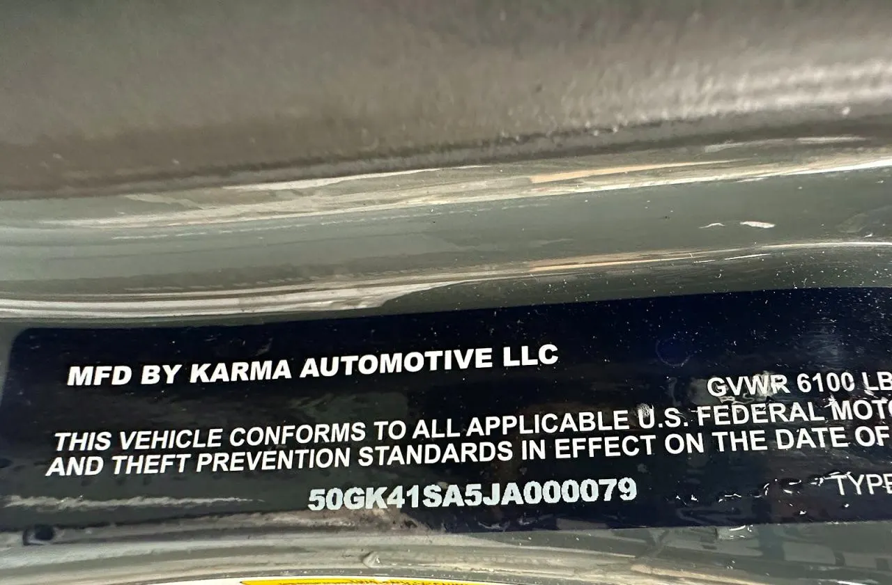 2018 Karma Revero