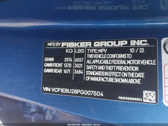 2023 Fisker Ocean Extreme