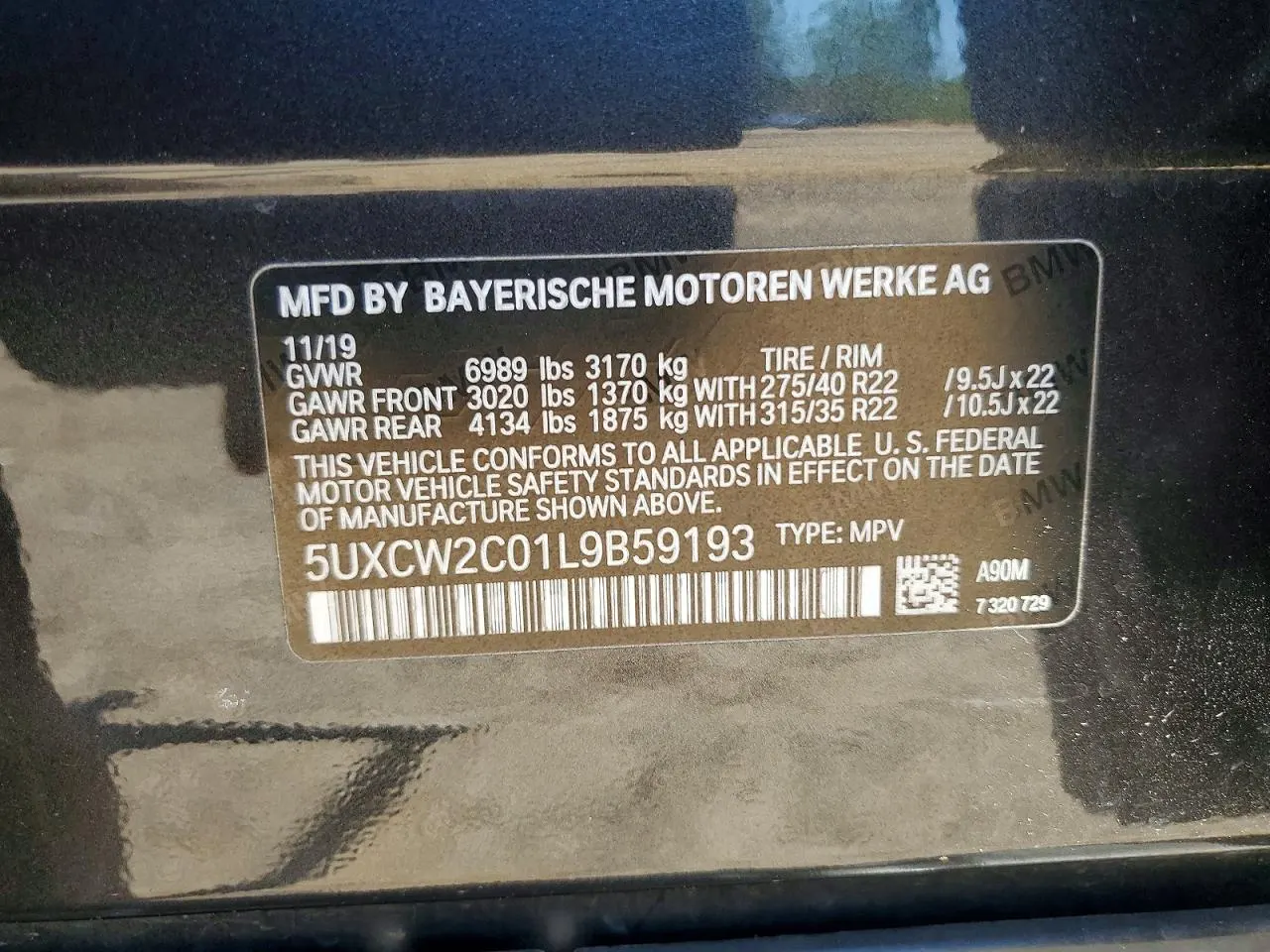 2020 BMW X7 xDrive40i