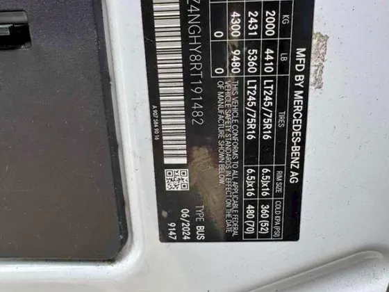 2024 Mercedes-Benz Sprinter Passenger Van SPRINTER