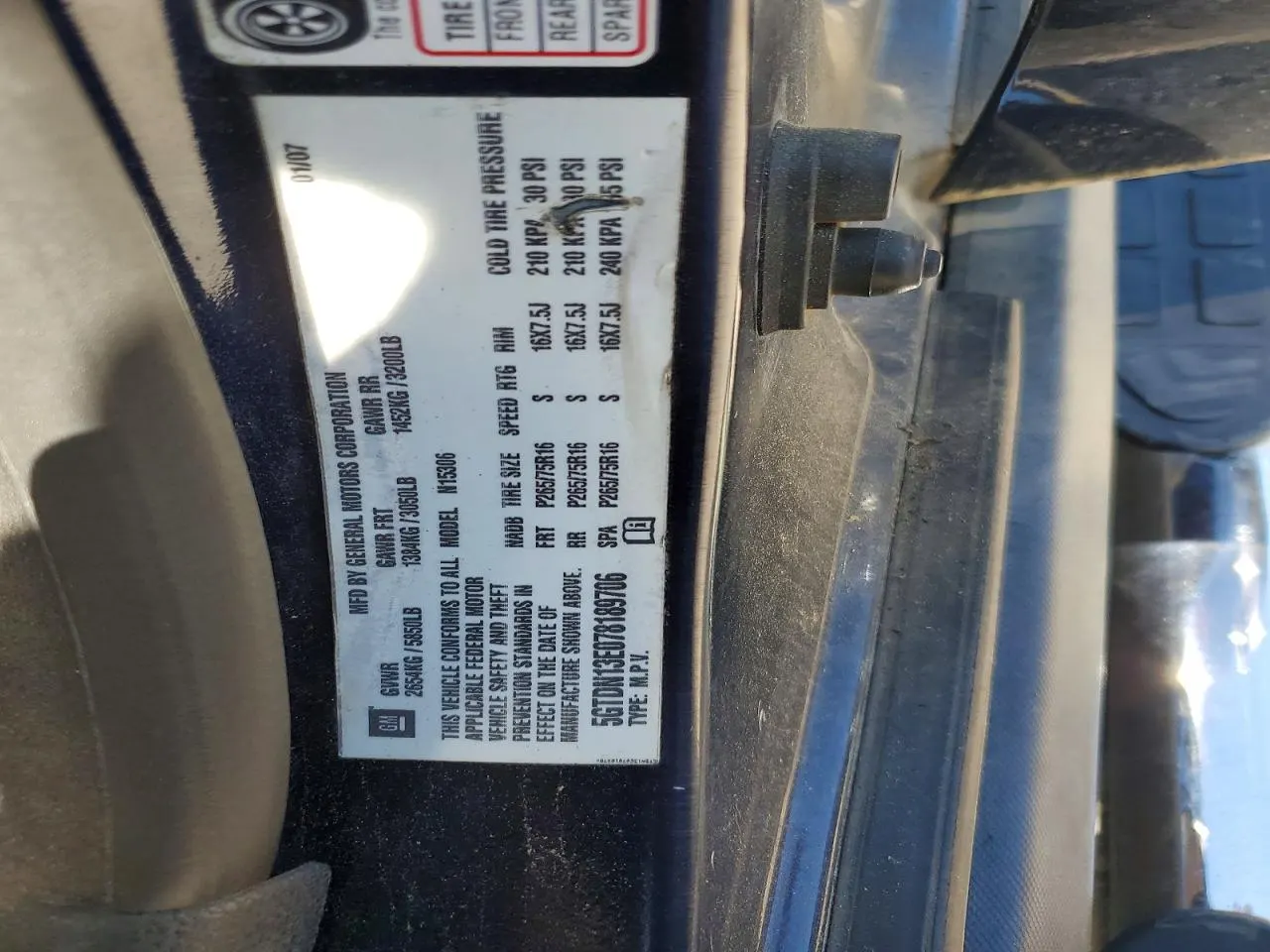2007 HUMMER H3 SUV