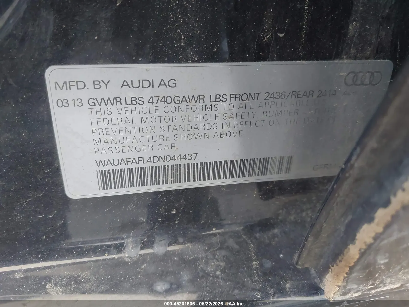2013 Audi A4 Premium