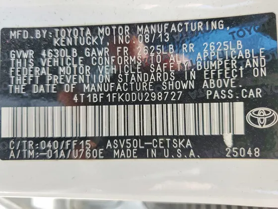 2013 Toyota Camry SE
