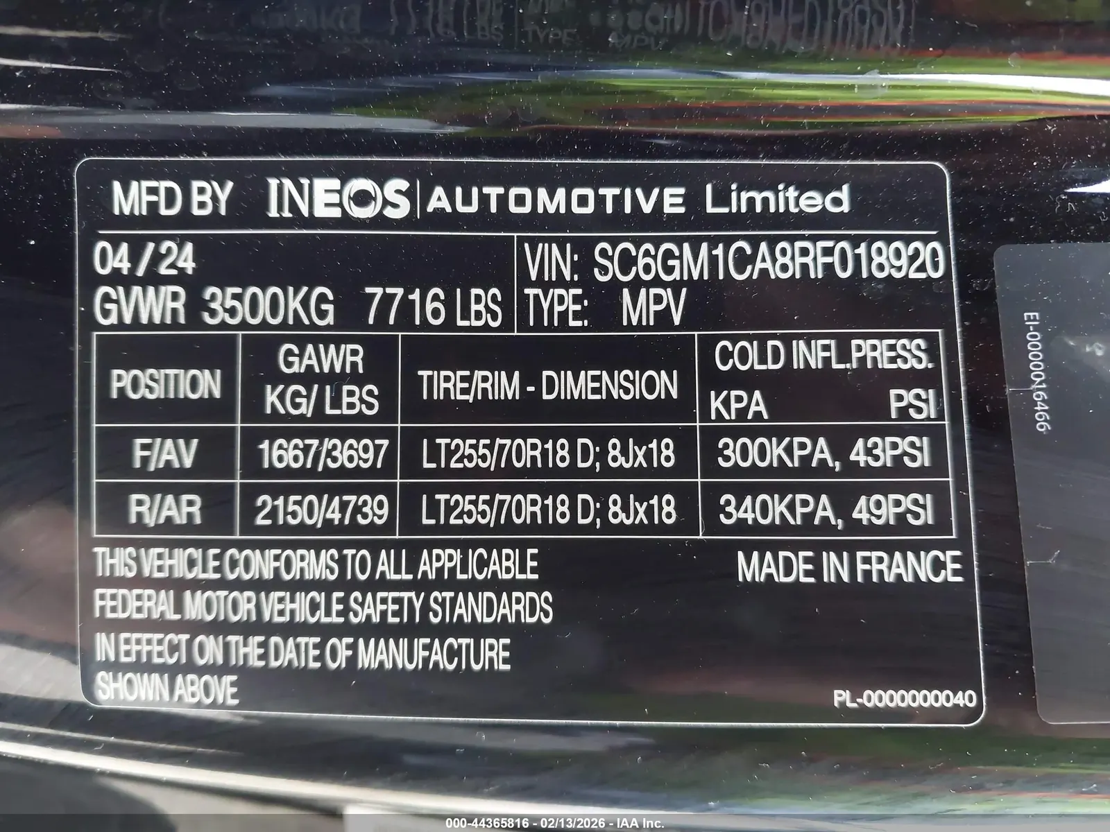 2024 INEOS Grenadier Station Wagon FIELDMASTER EDITION/TRIALMASTER EDITION
