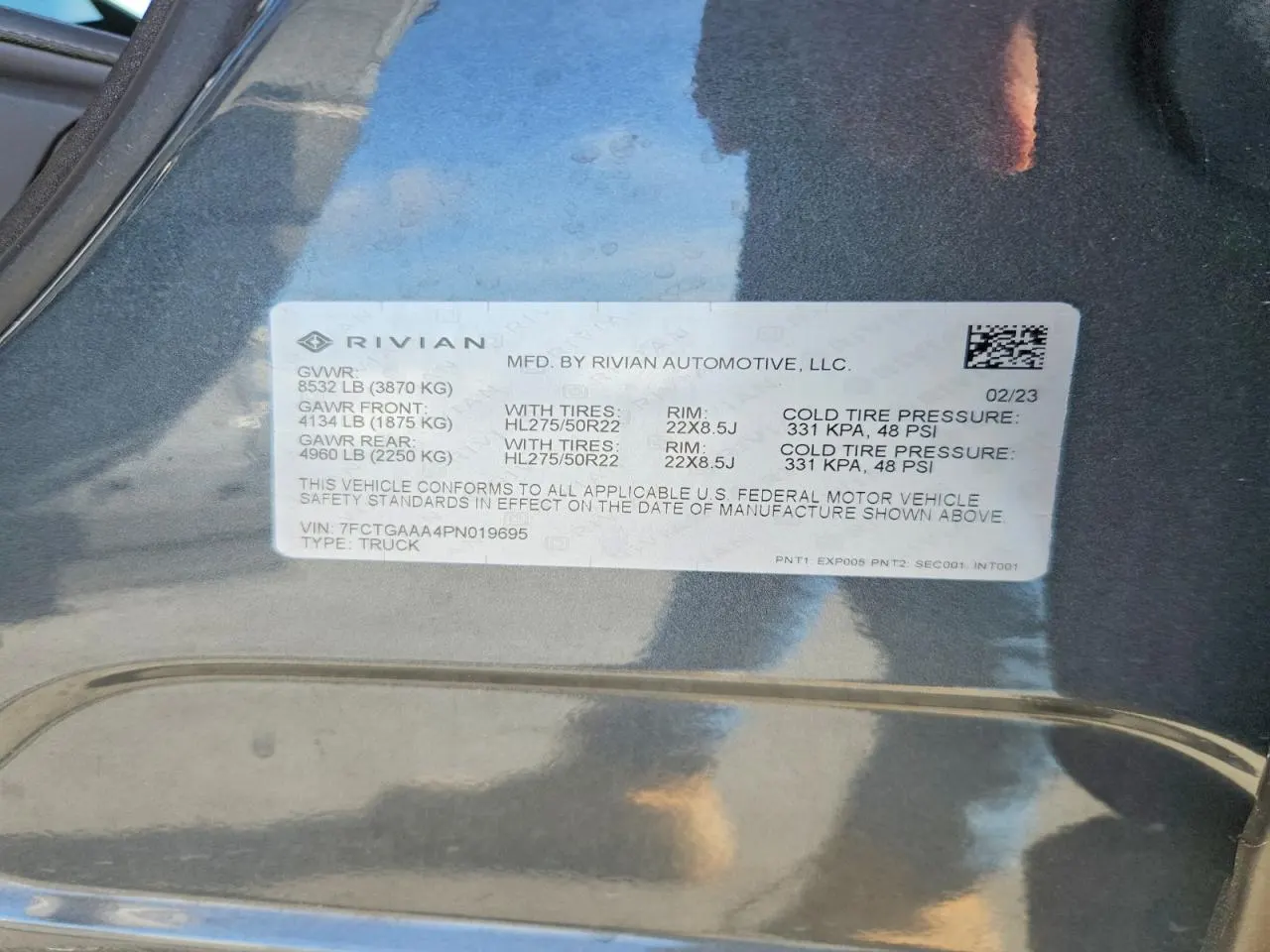 2023 Rivian R1T Adventure