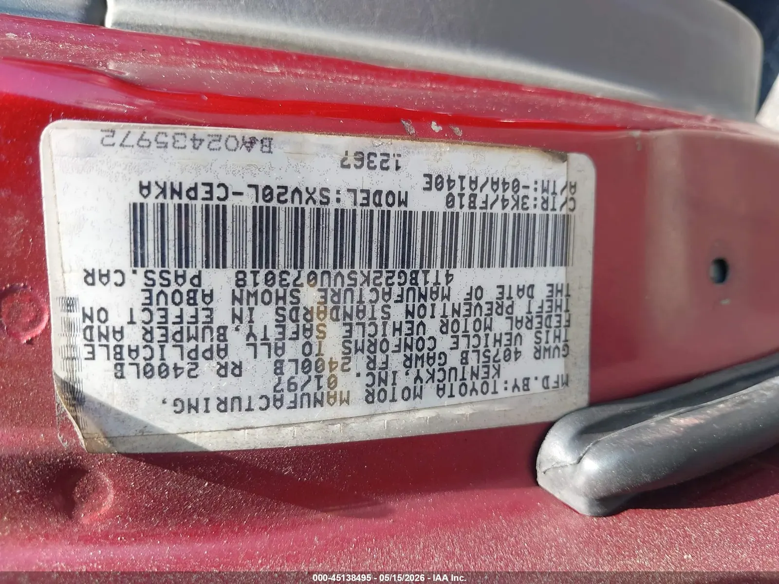 1997 Toyota Camry LE