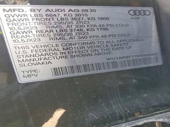 2021 Audi RS Q8