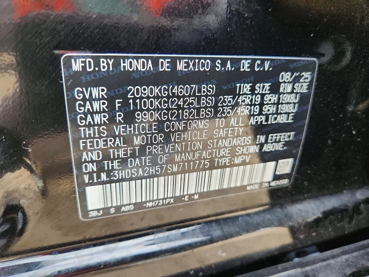 2025 Acura ADX w/A-Spec Package