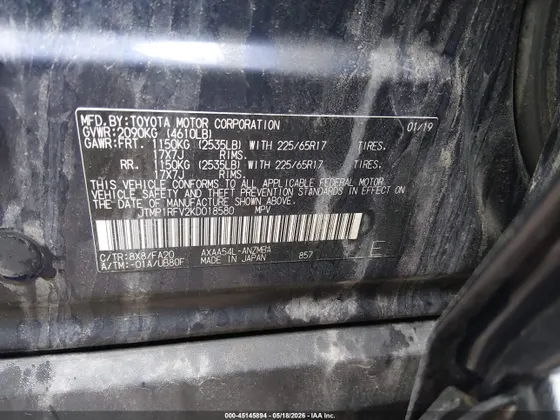2019 Toyota RAV4 XLE