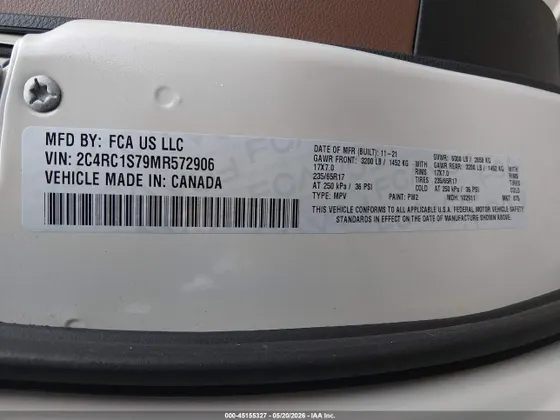 2021 Chrysler Pacifica Hybrid Limited
