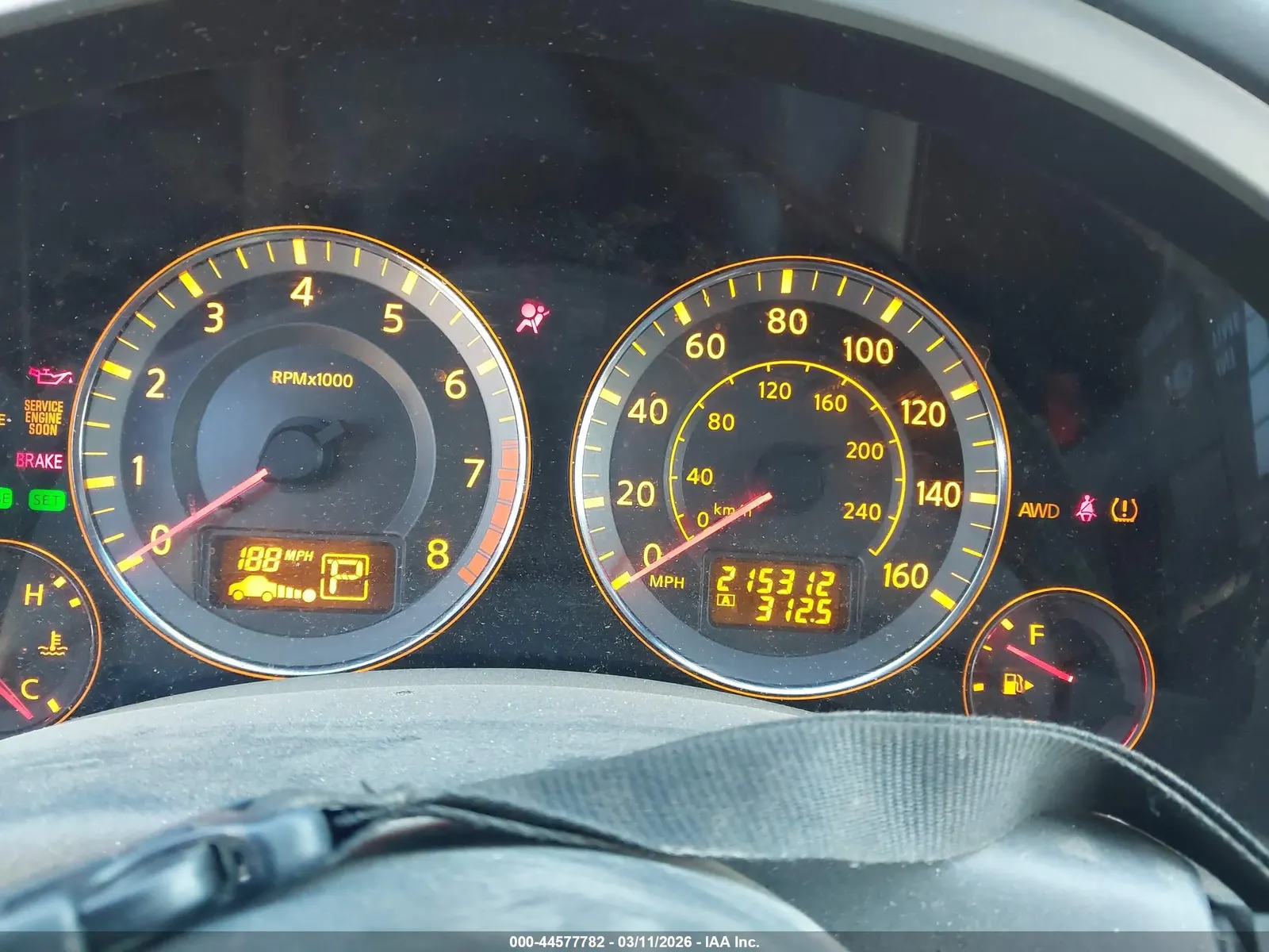 2007 INFINITI FX45