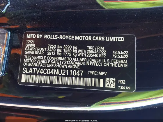 2022 Rolls-Royce Cullinan