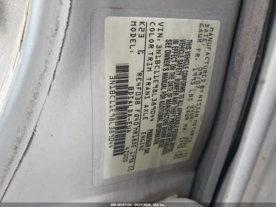 2008 Nissan Versa 1.8 S