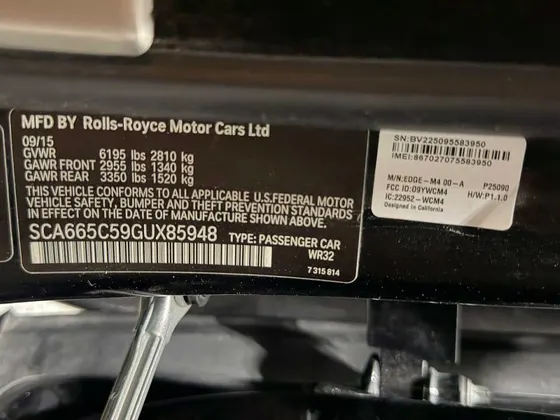 2016 Rolls-Royce Wraith