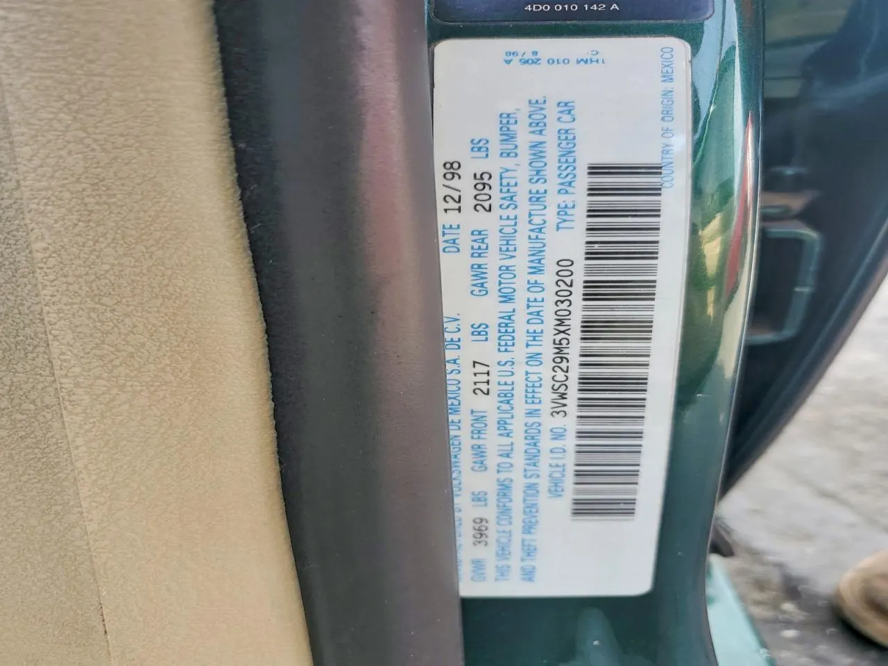 1999 Volkswagen Jetta GLS